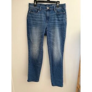 J. Jill Authentic Fit Slim Ankle‎ Denim Jeans Womens Size 16 Blue Wash Casual